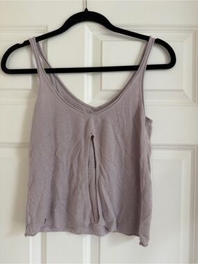 LULULEMON x TARYN TOOMEY Heart Opener Knit Cami Size 6 FAMV Faint Mauve